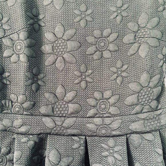 NWT Mismash Black Textured Floral Print Dress - Picture 3 of 5